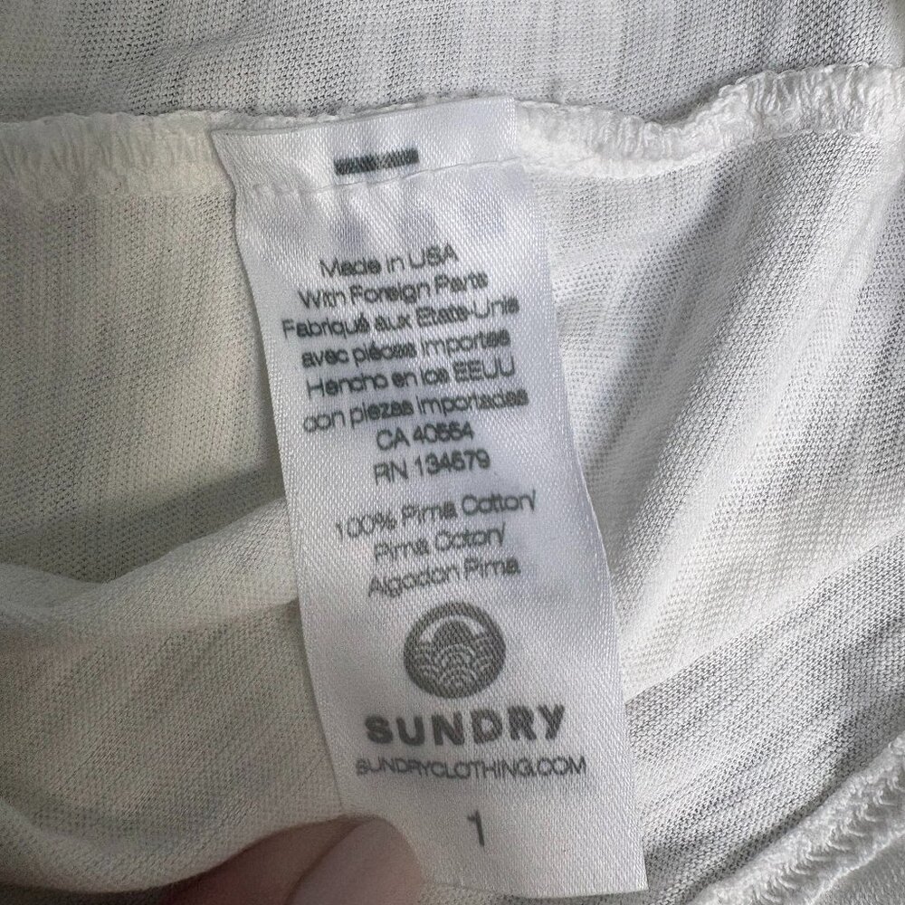 Sundry Multicolor Hearts & Stars Vintage Crewneck Short Sleeve Tee White 1/Small - Picture 7 of 8